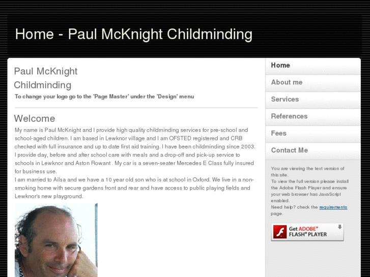 www.paulmcknightchildminding.com