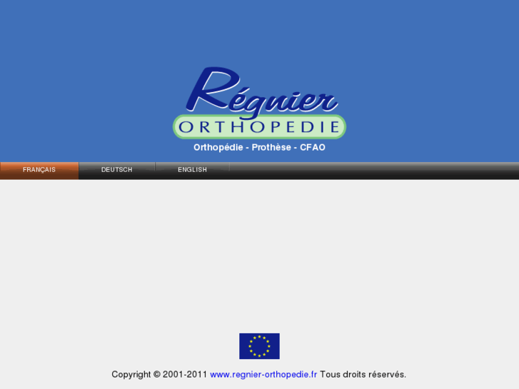 www.regnier-orthopedie.fr