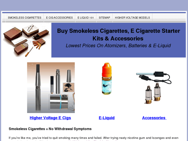 www.smokelessecigarettes.org