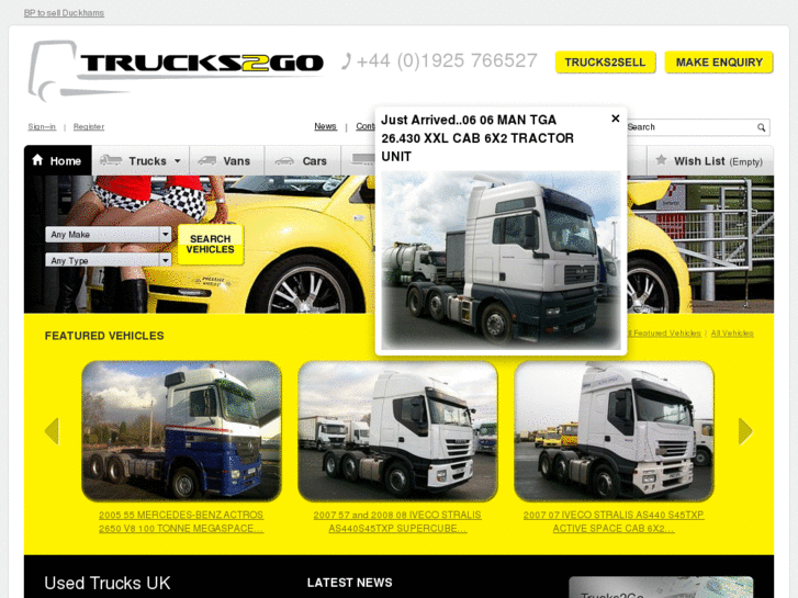 www.trucks2go.co.uk