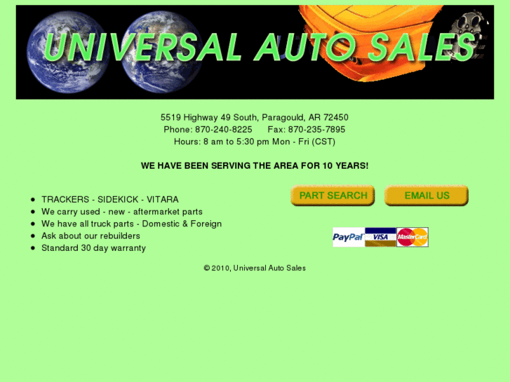 www.universalautosalesandsalvage.com