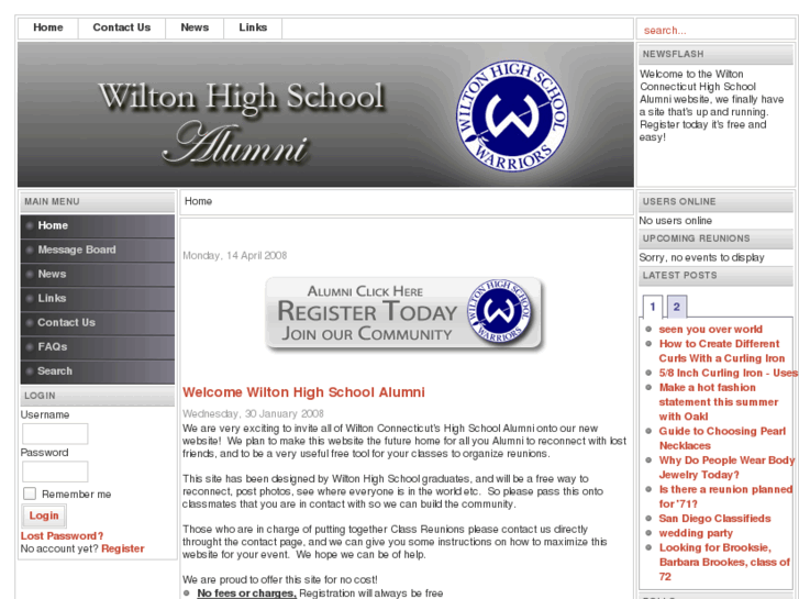 www.wiltonalumni.com