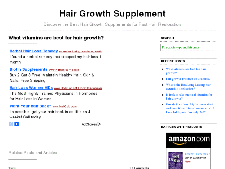 www.hairgrowthsupplement.net