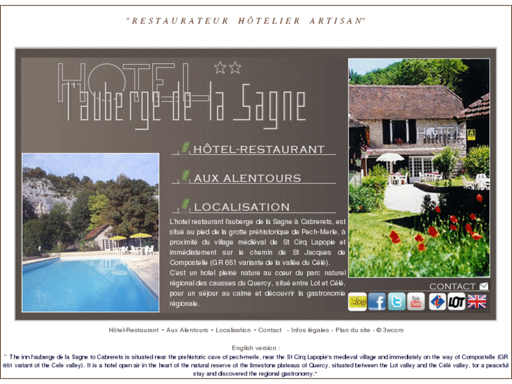 www.hotel-auberge-cabrerets.com