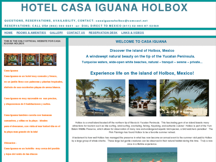 www.hotelcasaiguanaholbox.com