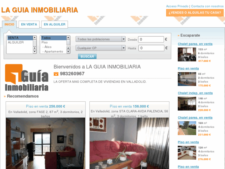 www.laguiainmobiliaria.net