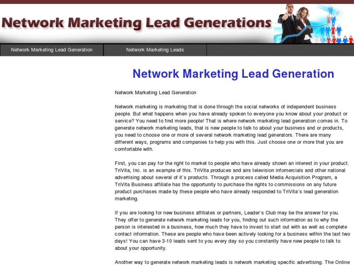 www.networkmarketingleadgenerations.com