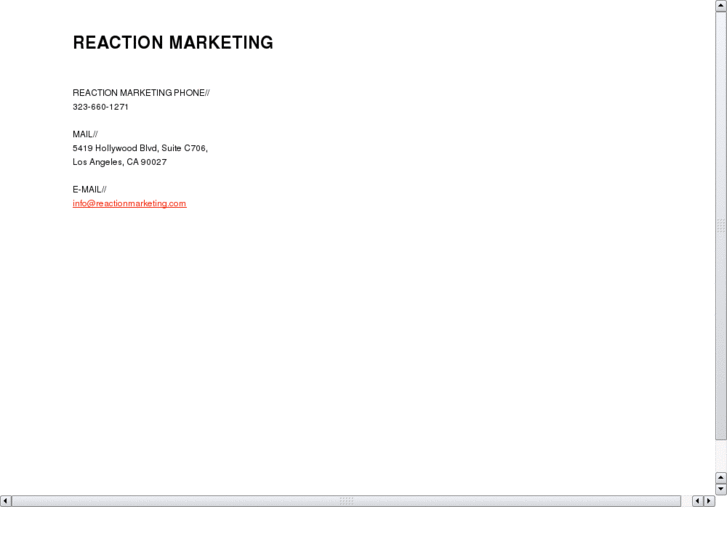 www.reactionmarketing.net