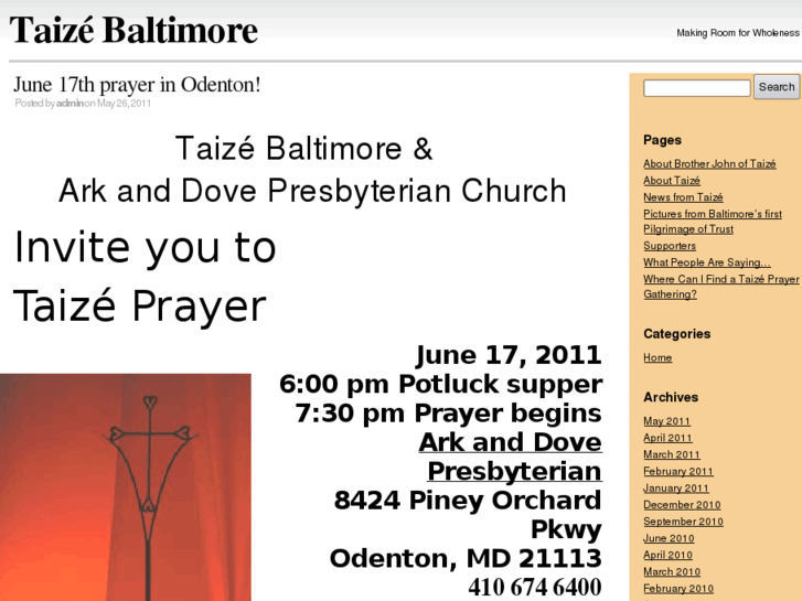 www.taizebaltimore.org