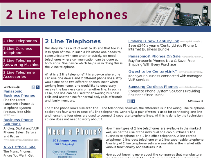 www.2linetelephones.net