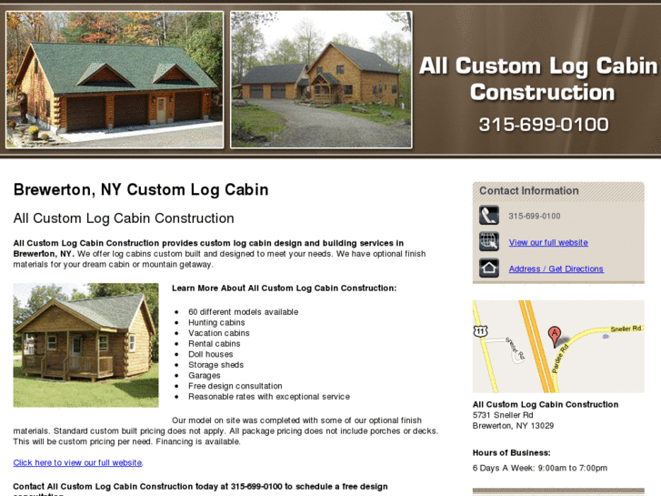 www.allcustomlogcabinsny.com