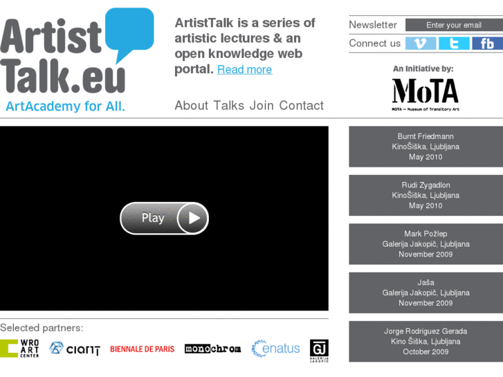 www.artisttalk.eu