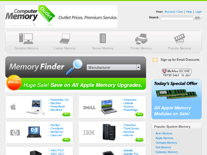 www.computermemoryoutlet.com