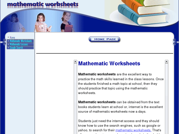 www.mathematicworksheets.com