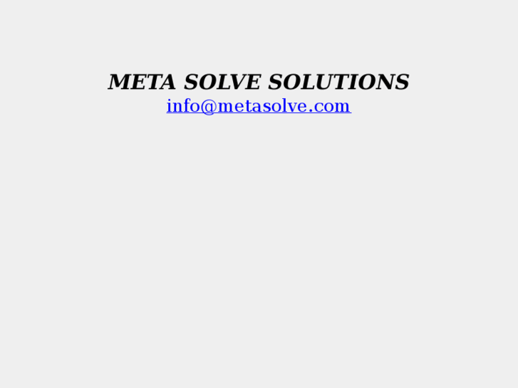 www.metasolve.com