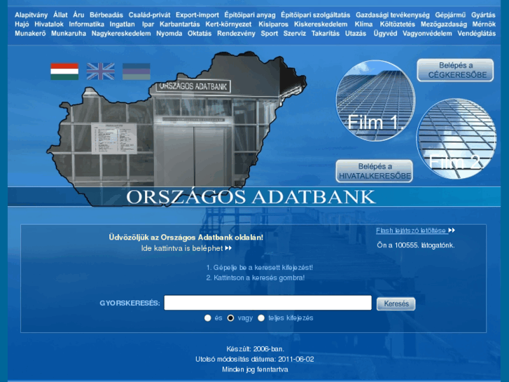 www.orszagosadatbank.hu