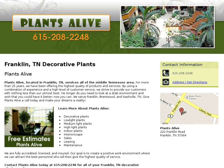 www.plantsalivefranklin.com