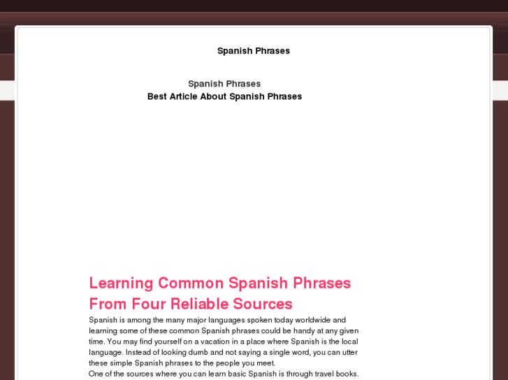 www.spanishphrases.org