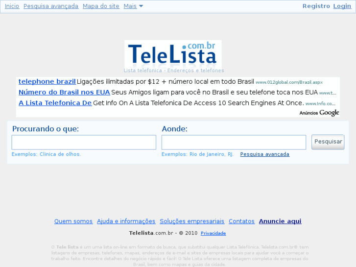 www.telelista.com.br