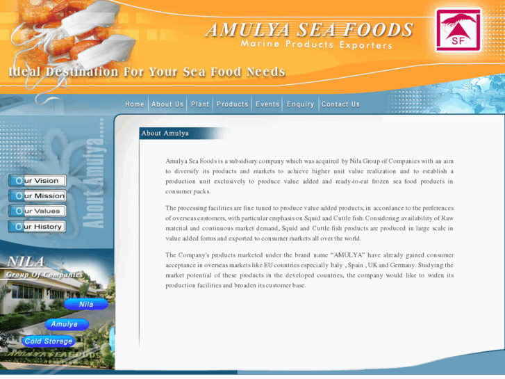 www.amulyaseafoods.com