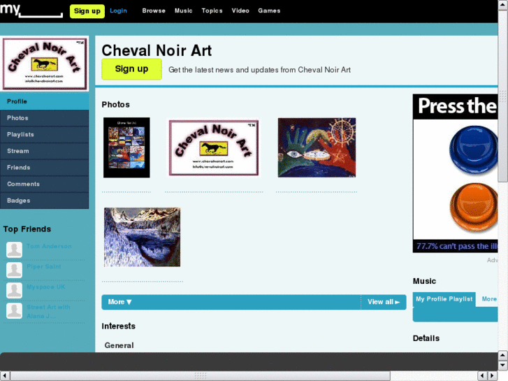 www.chevalnoirart.com