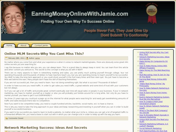 www.earningmoneyonlinewithjamie.com