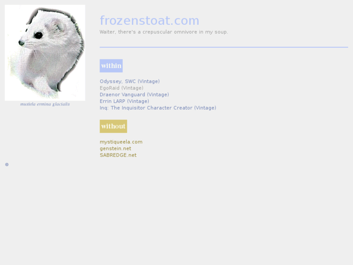 www.frozenstoat.com