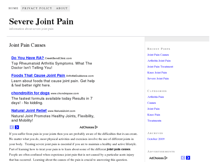 www.severejointpain.com