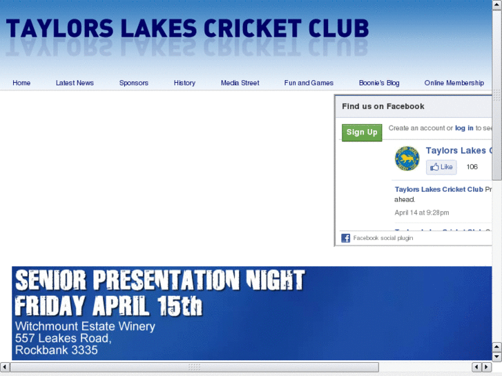 www.taylorslakescricketclub.com.au