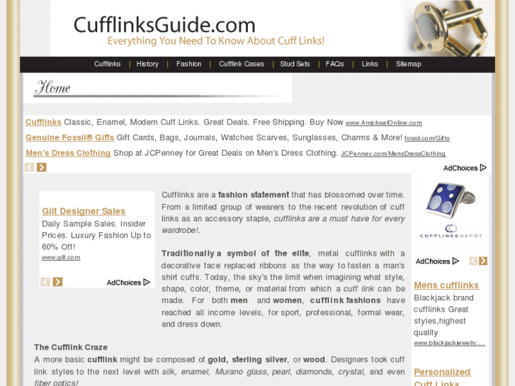 www.cufflinksguide.com