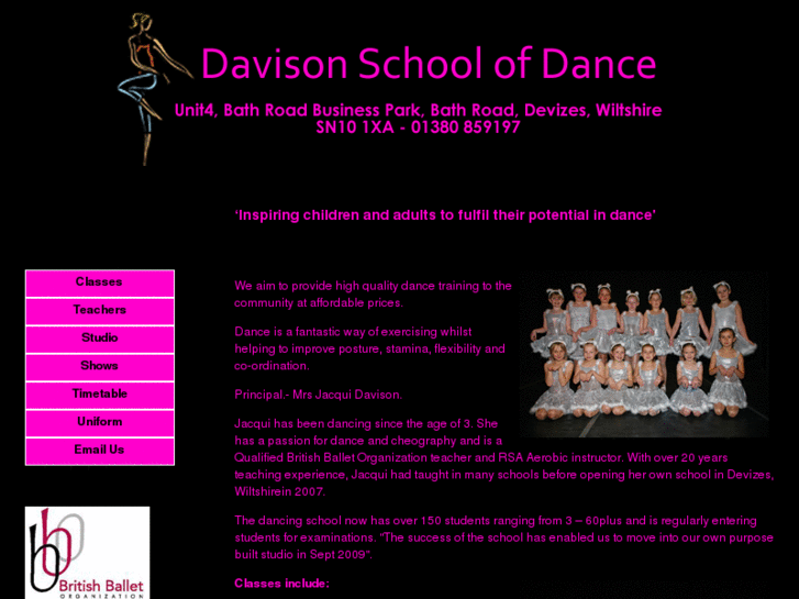 www.davisonschoolofdance.com