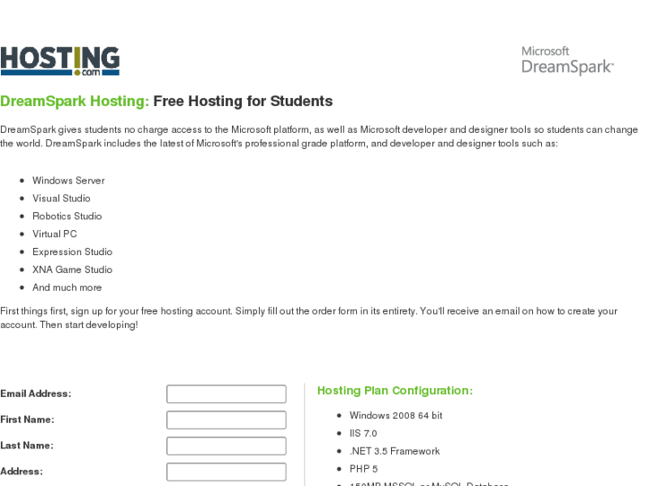www.dreamsparkhosting.com