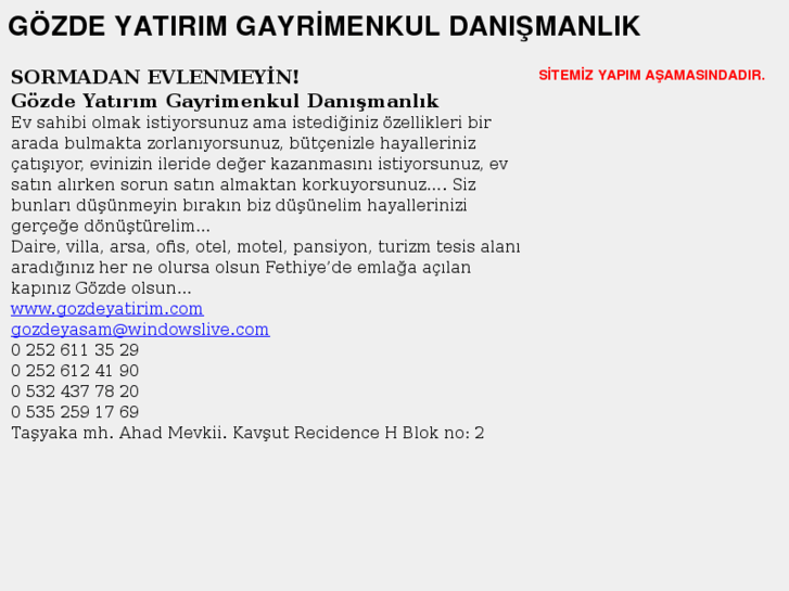 www.gozdeyatirim.com