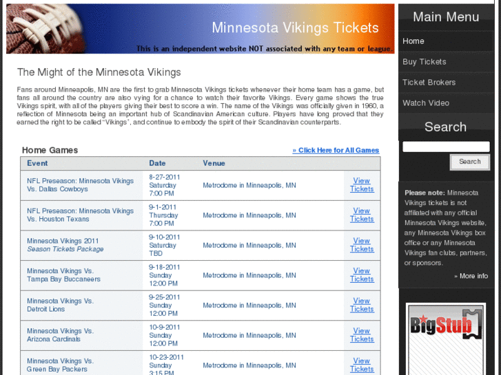 www.minnesotavikingstickets.us