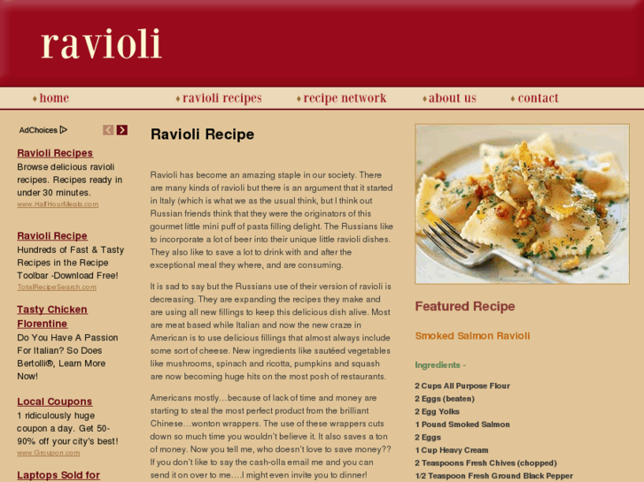 www.raviolirecipe.net