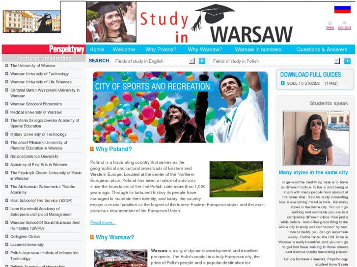 www.studyinwarsaw.info