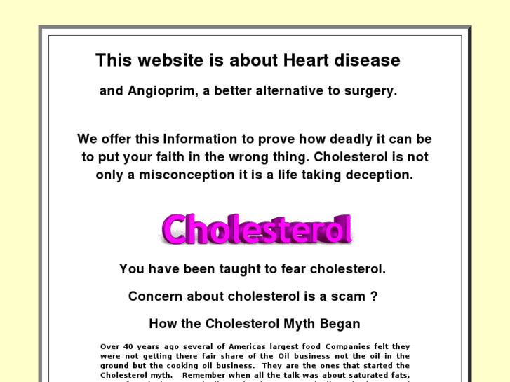 www.cholesterolcare.net