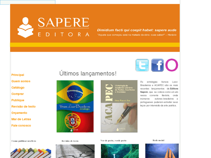 www.editorasapere.com.br