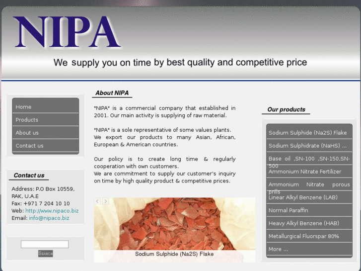 www.nipaco.biz