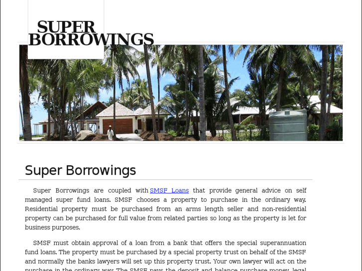 www.superborrowings.com