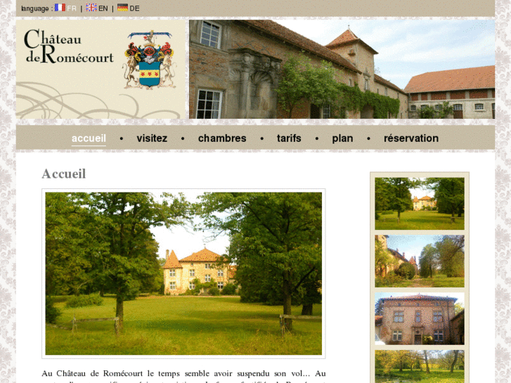 www.chateauderomecourt.com