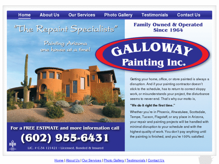 www.gallowaypaintinginc.com