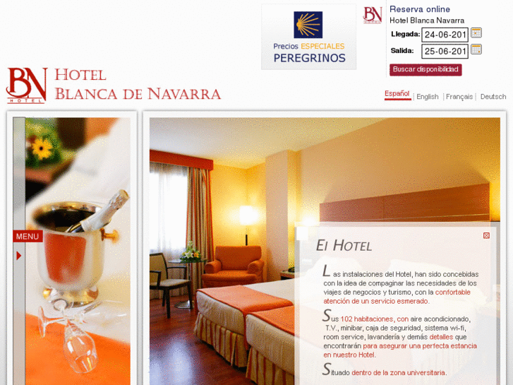 www.hotelblancadenavarra.com