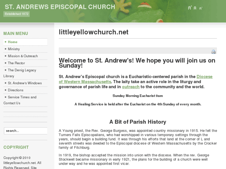 www.littleyellowchurch.net