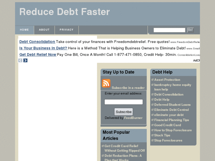 www.reducedebtfaster.com