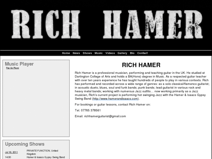 www.richhamerguitarist.com