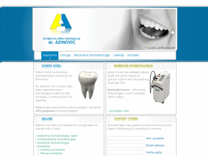 www.stomatolog-azinovic.hr