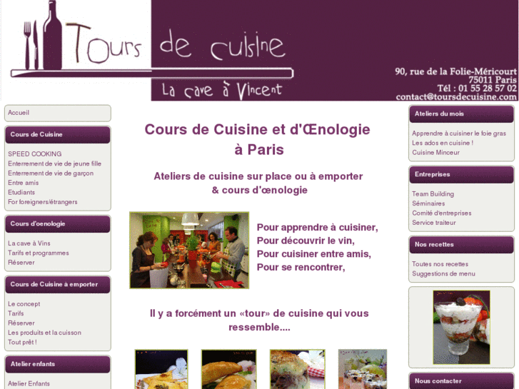 www.toursdecuisine.com