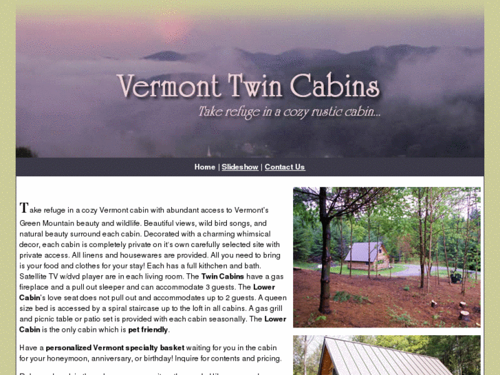 www.vermonttwincabins.com