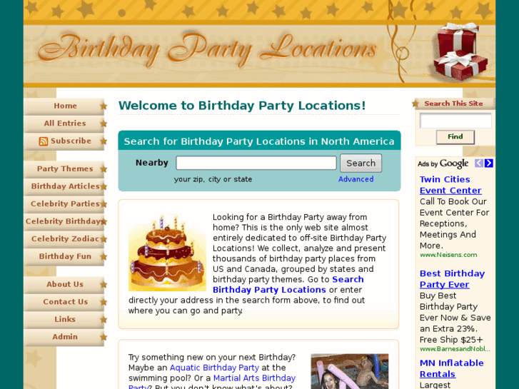 www.birthday-party-locations.com